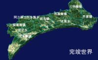 echarts临夏回族自治州广河县geoJson地图3d地图自定义贴图-绿色地面演示实例